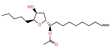 (6S,7S,9R,10R)-6,9-Epoxynonadec-18-en-7,10-diol 10-acetate